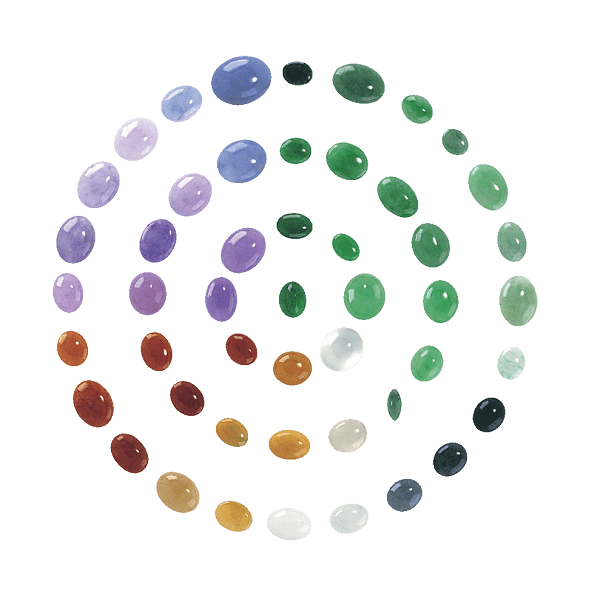 Các màu sắc khác nhau của đá cẩm thạch