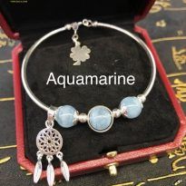 Vòng đá aquamarine
