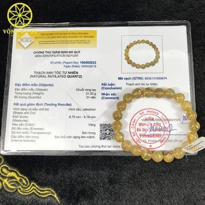Chứng thư giám định đá quý