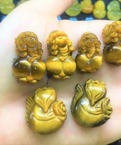 Alternative view of Hồ ly đá mắt hổ tự nhiên (Natural Tiger's Eye)
