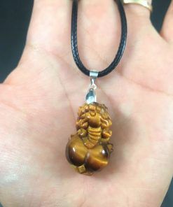 Alternative view of Tỳ hưu đá mắt hổ tự nhiên - Natural Tiger's Eye