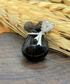 Alternative view of Túi tiền đá Thạch anh khói (Smoky Quartz) tự nhiên - Thu hút tiền tài
